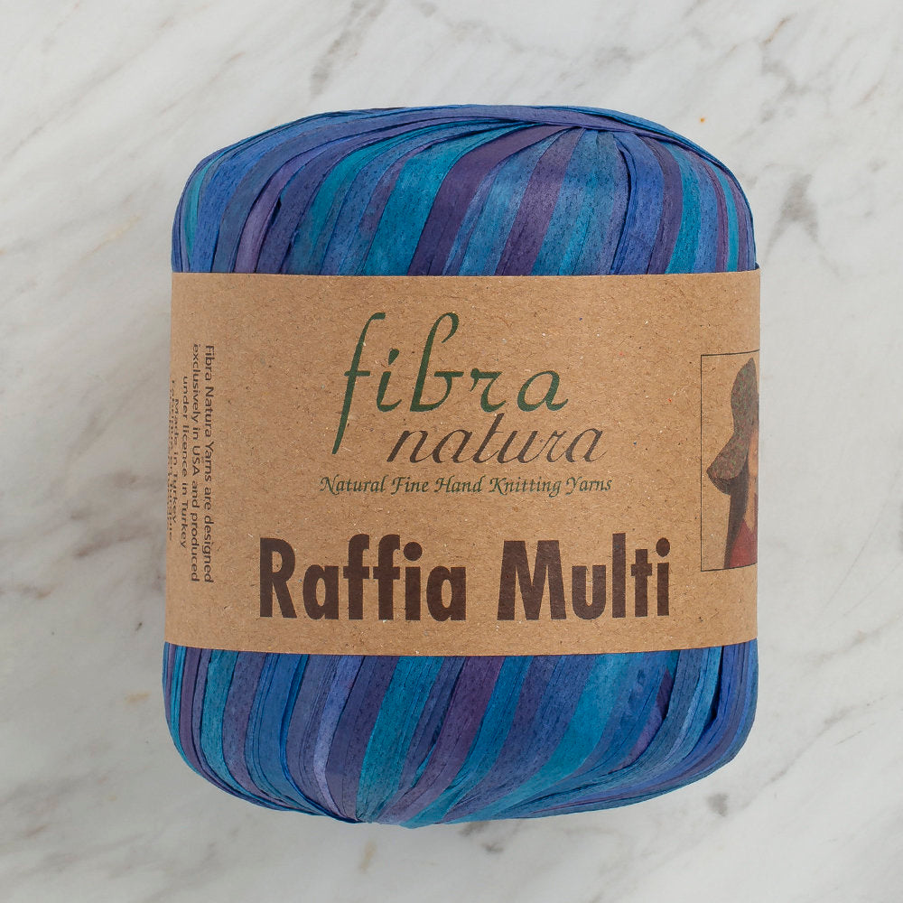 Fibra Natura Raffia Multi 35gr Ebruli Kağıt İp - 117-08